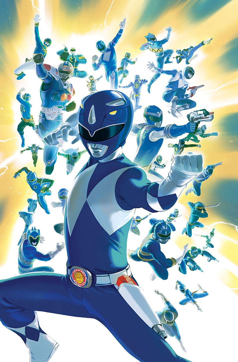 Forever Blue, mighty, morphin, morphing, power, rangers, HD phone wallpaper