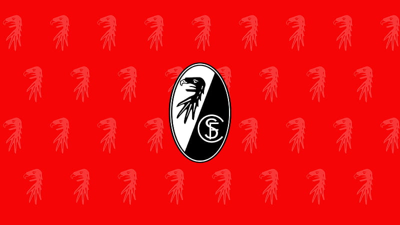 Emblem Logo Soccer SC Freiburg, HD wallpaper