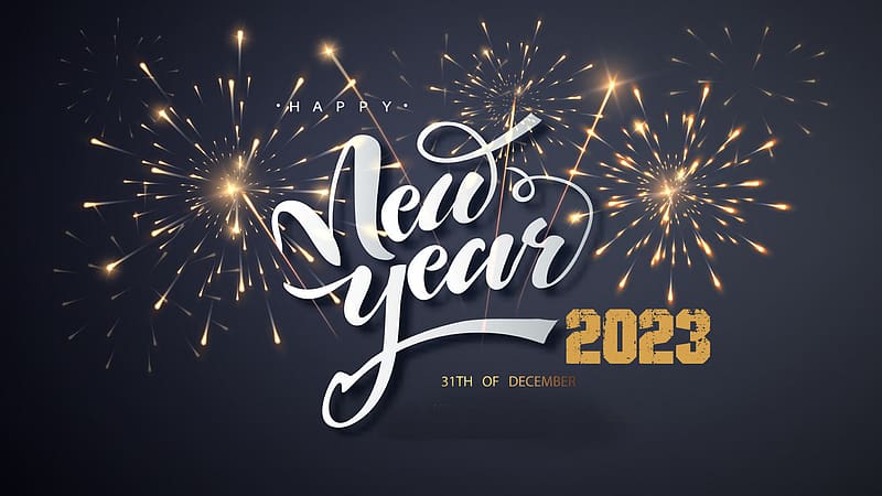 Happy New Year, Happy New Year 2023, HD wallpaper