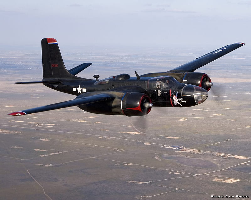 Douglas A-26 Invader, usaf, guerra, a26, ww2, douglas, bomber, attack, invader, HD wallpaper