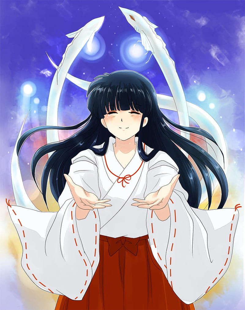 Kikyo Anime Inuyasha Hd Phone Wallpaper Peakpx