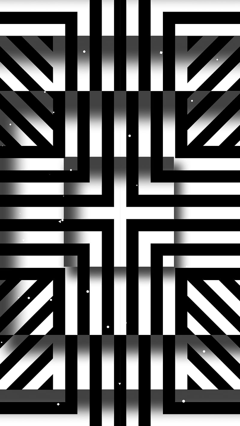 Core processor (b/w), Core, Divin, abstract, abstraction, background, black-and-white, cross, crossed, geometric, illusion, illusive, kinetic, line, minimal, monochrome, op-art, optical, optical-art, optical-illusion, square, striped, stripes, HD phone wallpaper