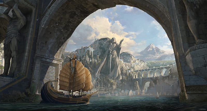 The Lord of the Rings, The Lord of the Rings: The Rings of Power, HD wallpaper