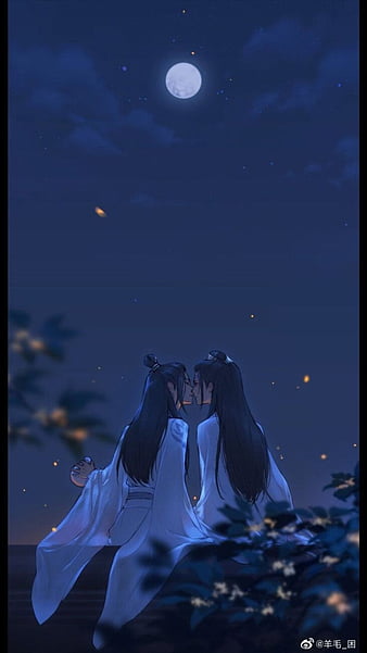 Mobile wallpaper: Anime, Chibi, Lan Zhan, Wei Ying, Lan Wangji