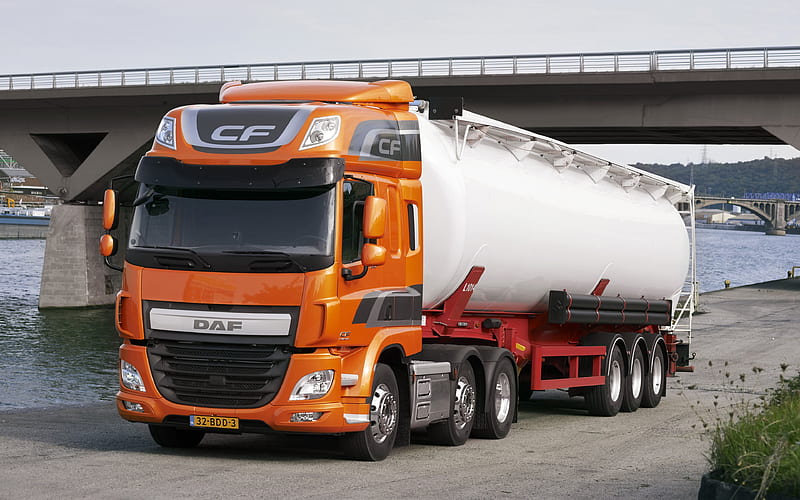 DAF CF 460, 2016, Euro 6 tanker trailers, trucks, HD wallpaper