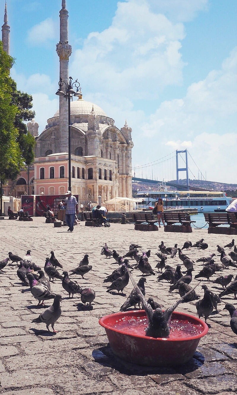 Istanbul, blue, day out, fahad noor, fahadnoor, fahadnoor090, galaxy, masjid, space, sultan ahmet masjid, turkey, HD phone wallpaper