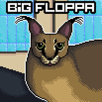 Floppa - 3D model by big floppa enthusiast [cac1d5c], HD wallpaper