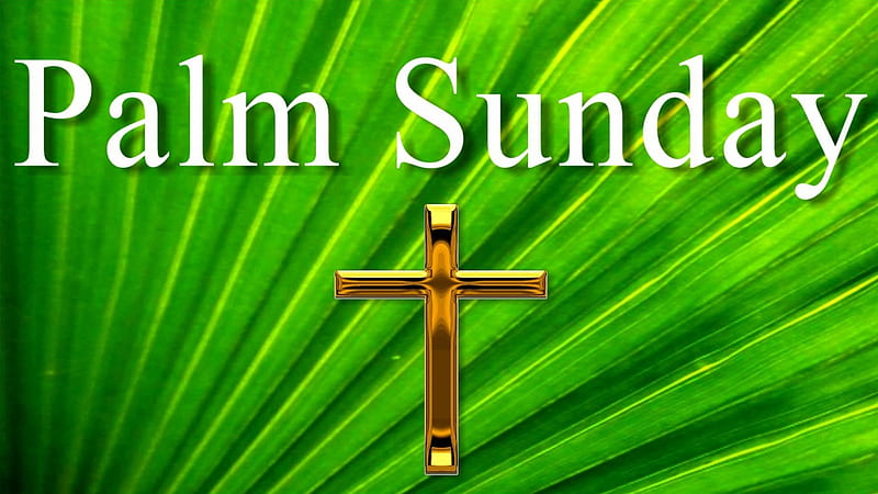 Palm Sunday, Easter, Sunday, palm, cross, HD wallpaper | Peakpx