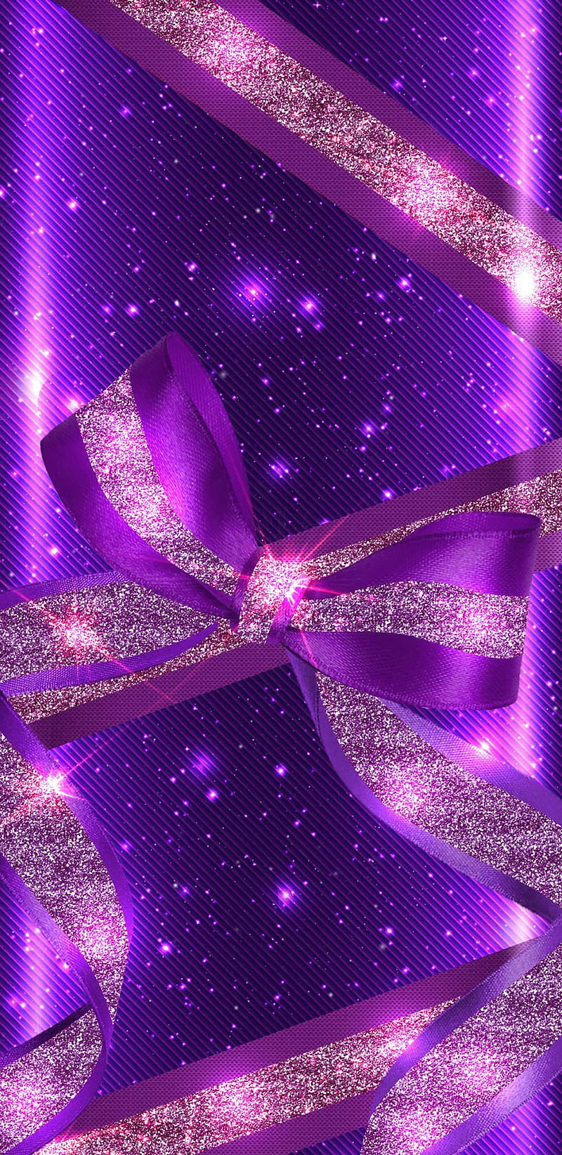 SparkleBow, bonito, bow, girly, glitter, pretty, purple, ribbon, satin,  sparkle, HD phone wallpaper | Peakpx