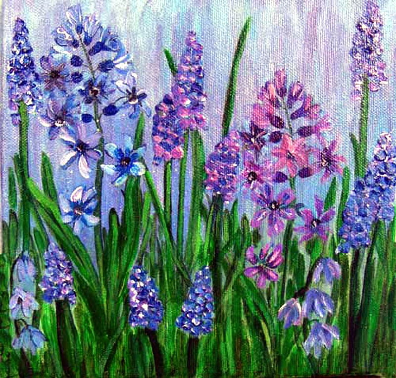 hyacinth painting