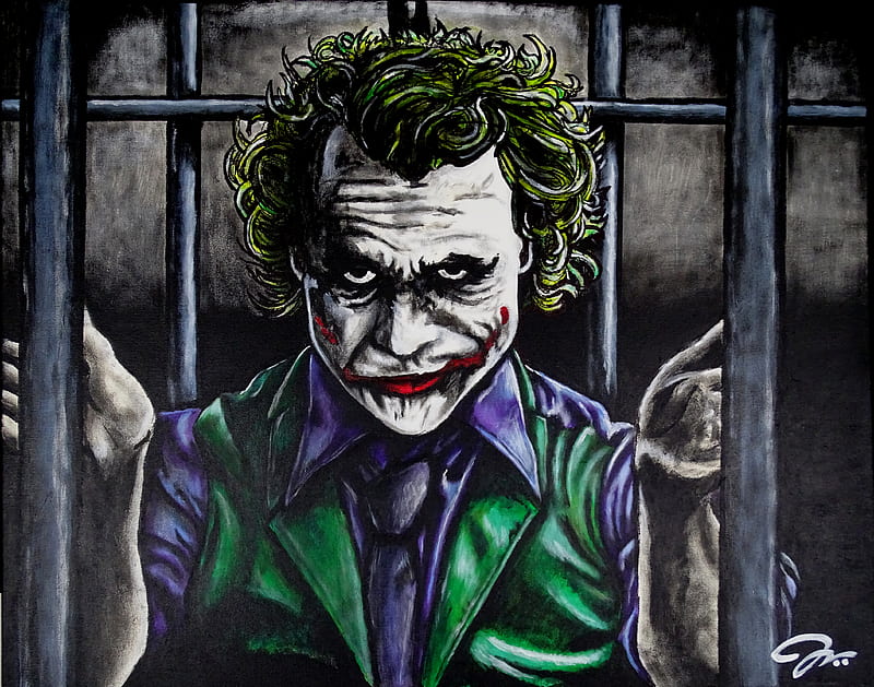 Joker Behind Walls, joker, supervillain, HD wallpaper | Peakpx