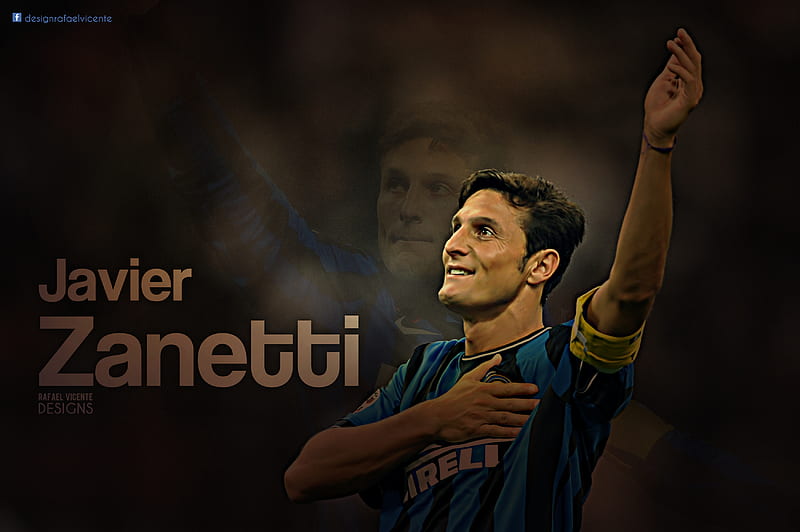 Soccer, Javier Zanetti, Inter Milan, HD wallpaper