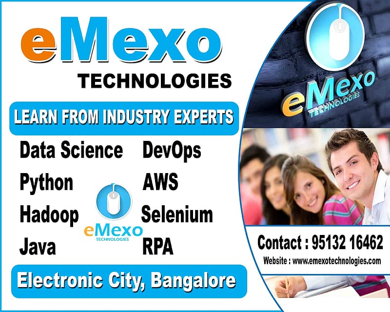 Best Software Training Institute in Electronic City Bangalore, Certification Course, Education and Training, SoftwareTraining, Training Course, eMexo Technologies, HD wallpaper