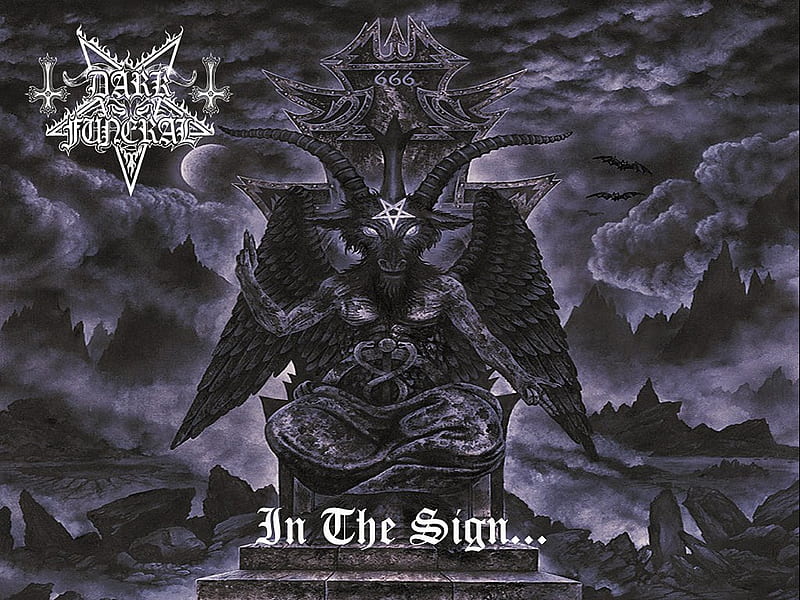 Dark Funeral, band, black, sign, hell, funeral, metal, demon, logo, dark, devil, HD wallpaper