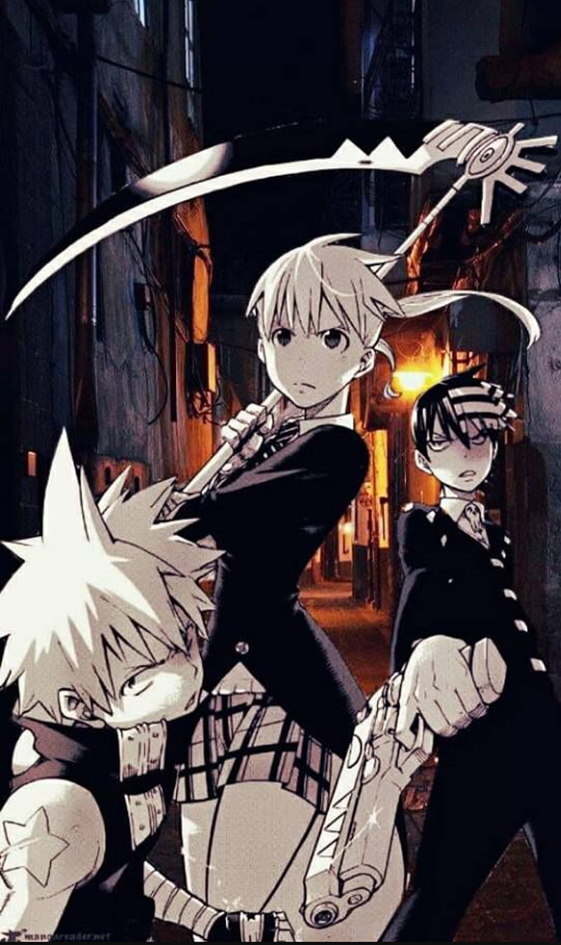 Soul Team Anime Blackstar Death The Kid Maka Albarn Soul Eater Hd Mobile Wallpaper Peakpx