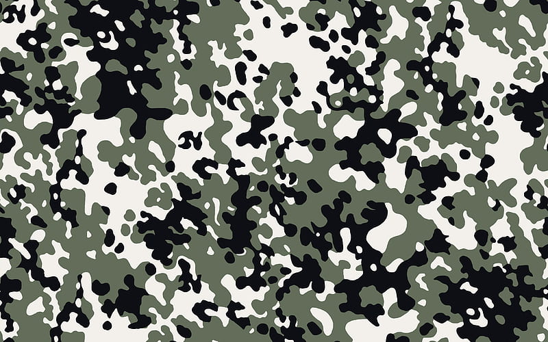 Black camouflage pattern. Monochrome black and gray camo texture