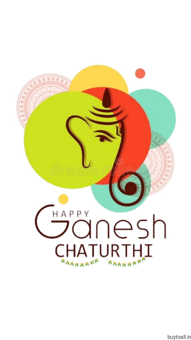 Happy Vinayagar Sathur, symbol, art, ganesh, chathurthi, HD phone ...