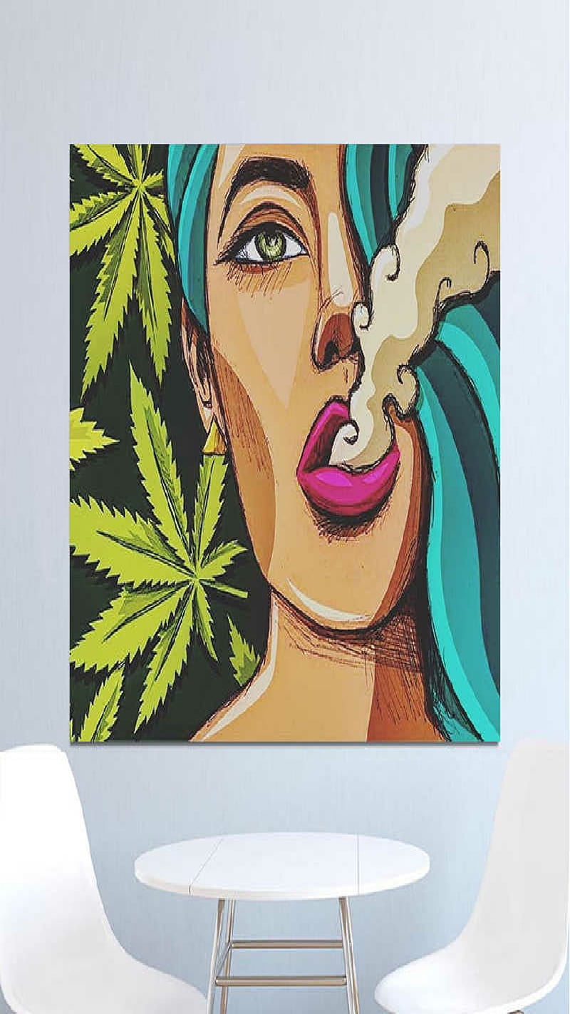 Four twenty, smoking, high, marijuana, enjoy, turquoise, HD phone wallpaper
