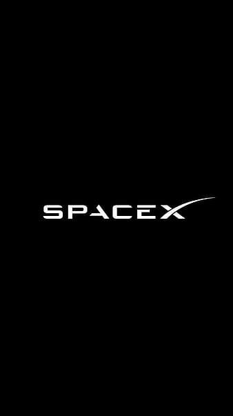 SpaceX Logo, black, black and white, minimalist, nasa, planet, space,  white, HD phone wallpaper | Peakpx