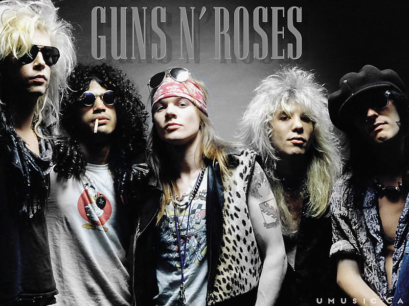 the original kick a** band guns 'n' roses, gnr, band, HD wallpaper