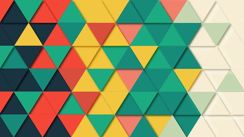 Background Geometric Triangle Pattern, pattern, triangle, abstract, artist, artwork, digital-art, HD wallpaper