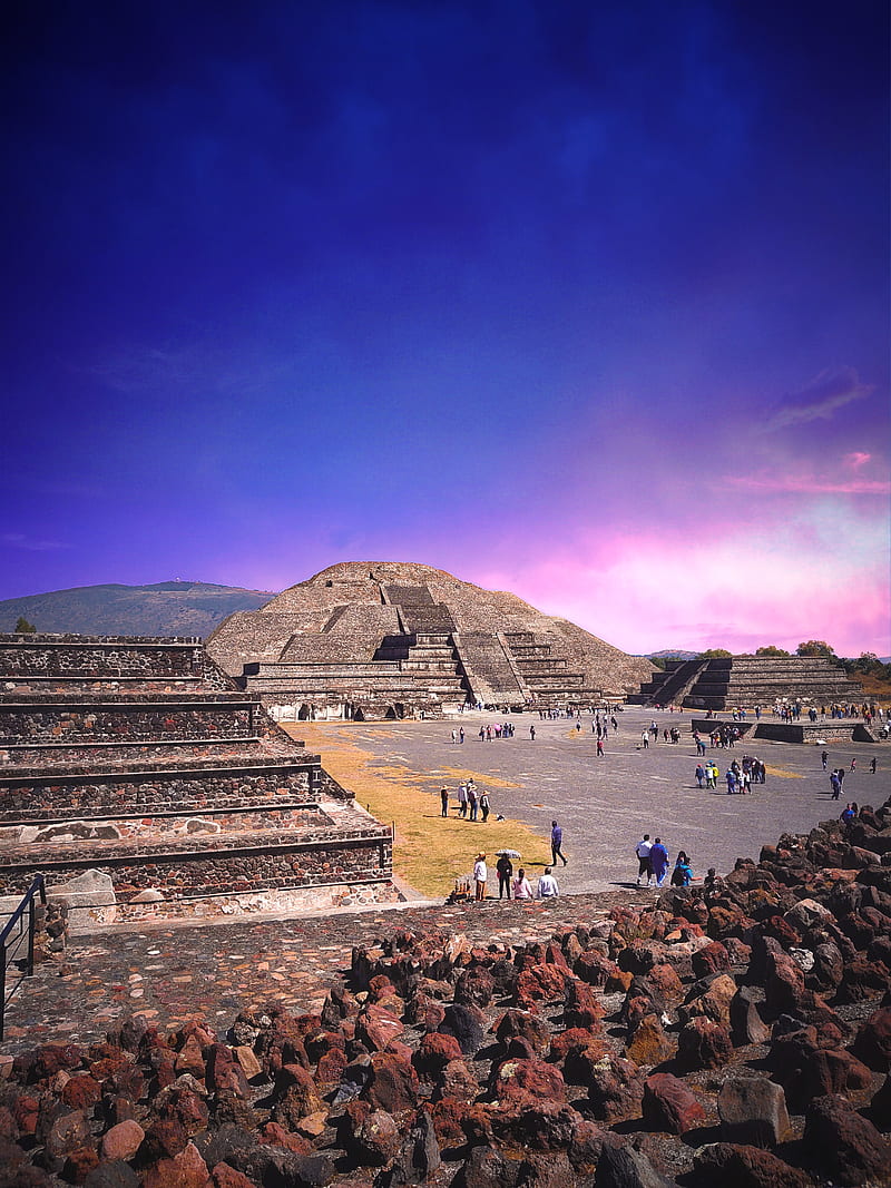 PIRAMIDES, cdmx, nature, paisajes, tenochtitlan, HD phone wallpaper