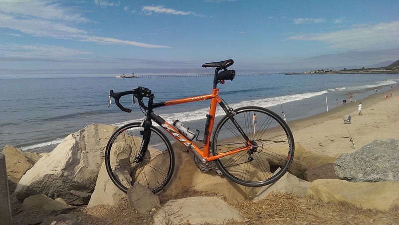 Cycling @ Mussel Shoals, Ca, Mussel, Sport, California, Bicycle, beach, Shoals, KHS, Cycling, HD wallpaper