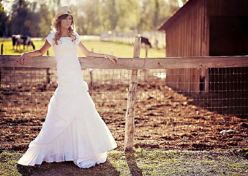 free download | Cowgirl Bride's Maid, female, westerns, models, hats ...