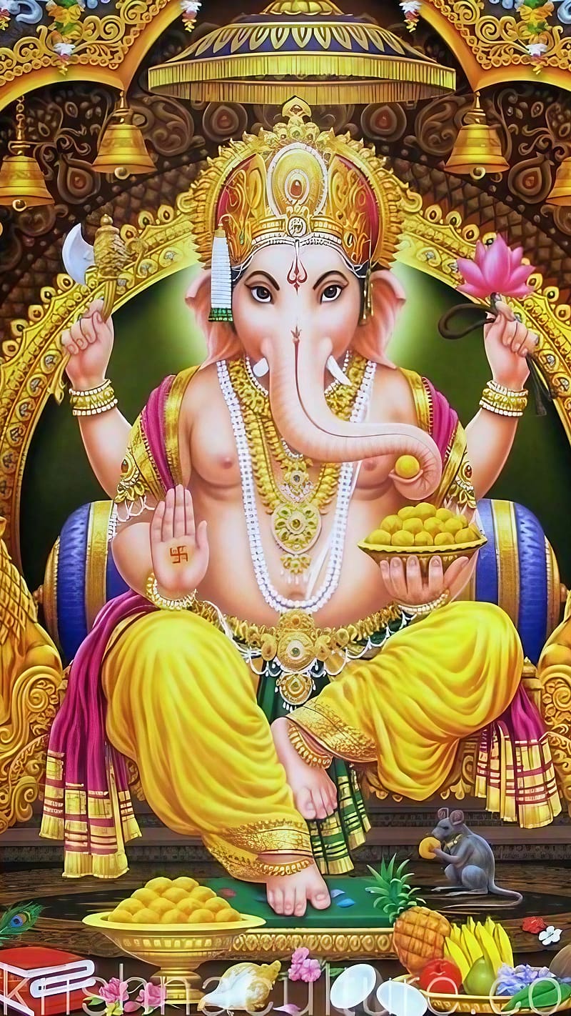 Vighnaharta Shree Ganesh, lord Vighnaharta, lord, god, bhakti, devtional, HD phone wallpaper