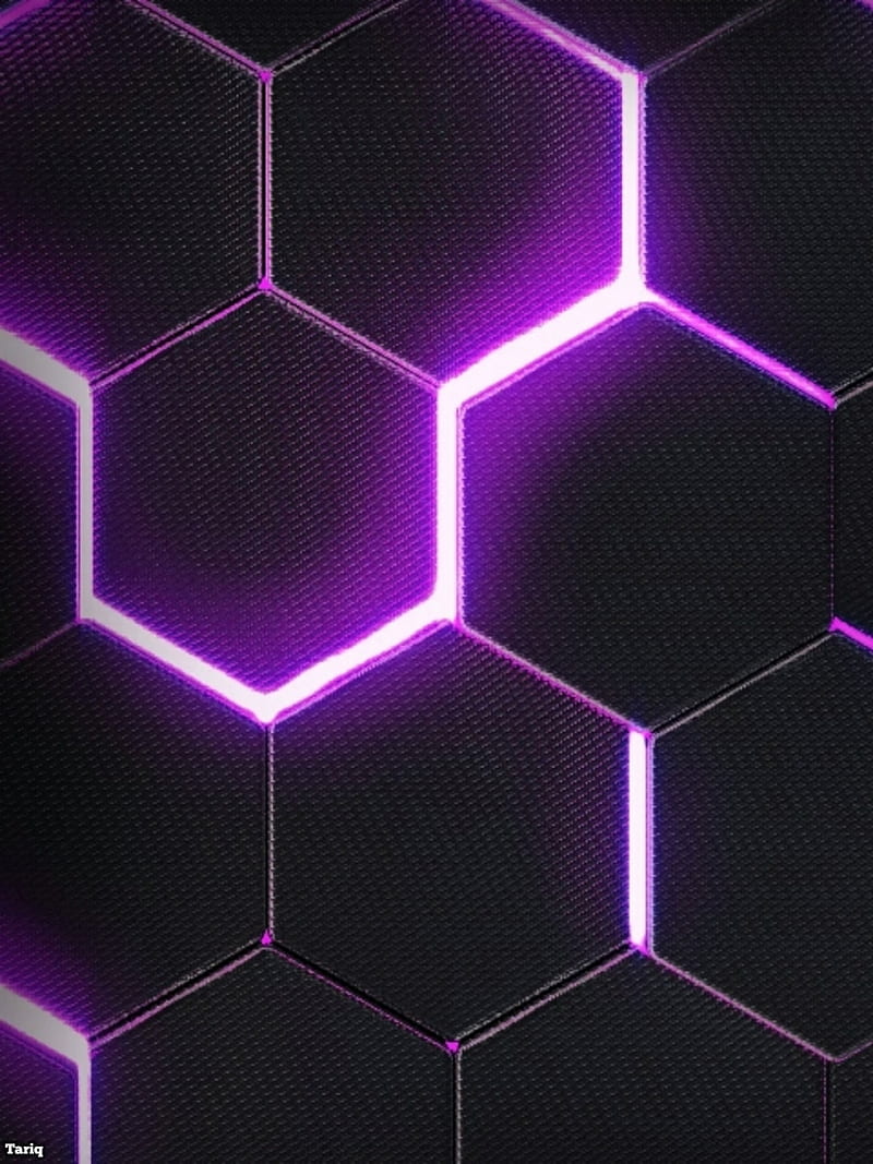 Tariq collection , edge, future, light, logo, purple, tech, techno, technology, HD phone wallpaper