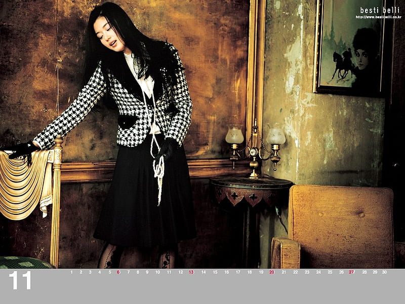 Jun Ji-hyun endorsement Korean clothing brand besti belli 21, HD wallpaper