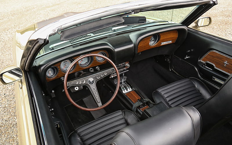 mustang, convertible, 1969, ford, HD wallpaper