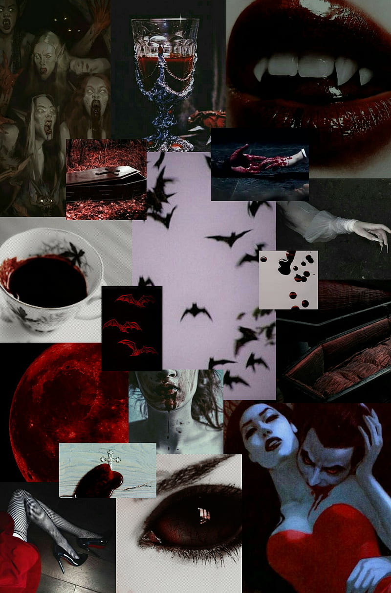 Vampire, aesthetic, bat, blood, damon, dead, death, fangs, salvatore ...