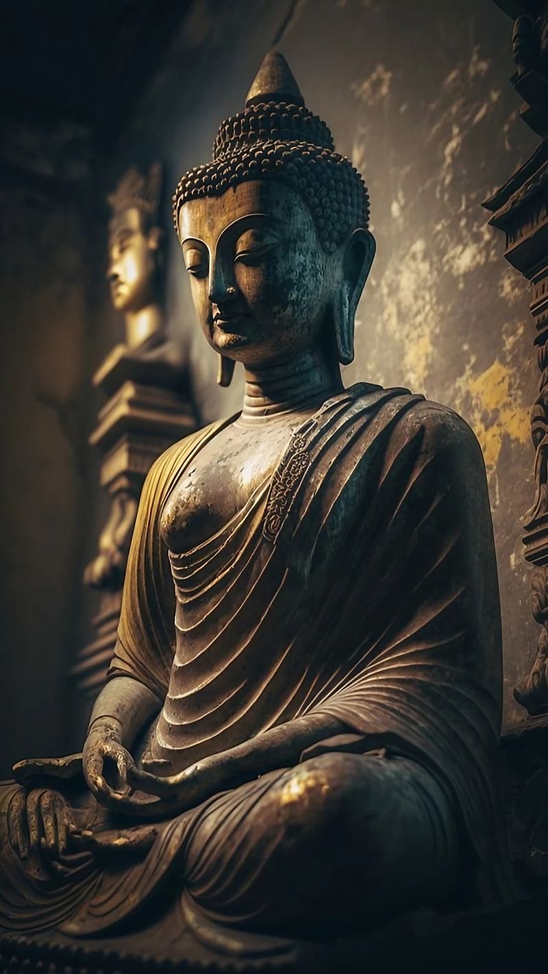 Buddh Bhagwan Ka, Lord Buddha Sculpture, sculpture, hindu god, bhakti, devotional, lord buddha, HD phone wallpaper