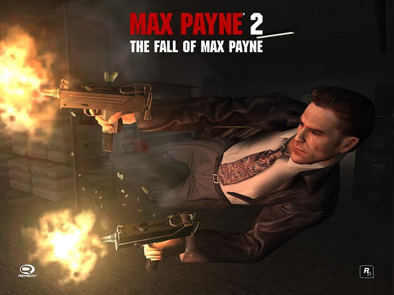 Max Payne 2 action, shooting, the fall of max payne, videogame, max payne 2, fightng, action, game, adventure, fire, 3d, gun, hero, attack, HD wallpaper