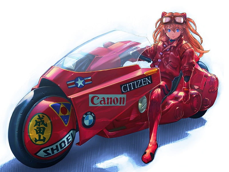 Anime Anime Girls Motorcycle Helmet Wallpaper - Resolution:2664x3902 -  ID:1342094 - wallha.com