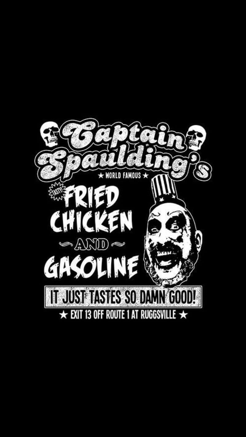 Captain Spalding, horror, captain, spalding, house of 1000 corpses, devils rejects, HD phone wallpaper
