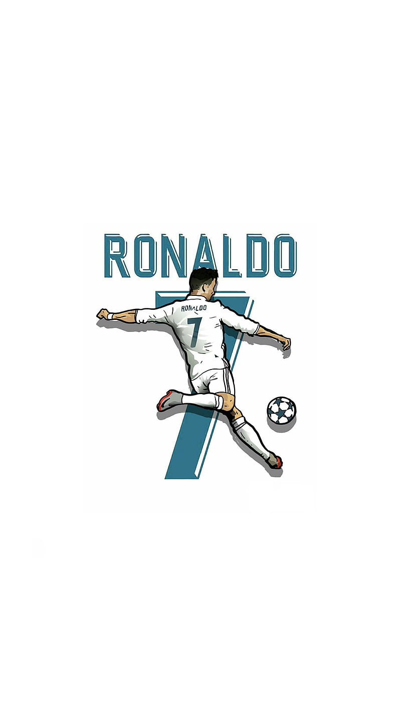 Ronaldo, art, cr7, cristiano ronaldo, football player, real madrid, sport, HD phone wallpaper