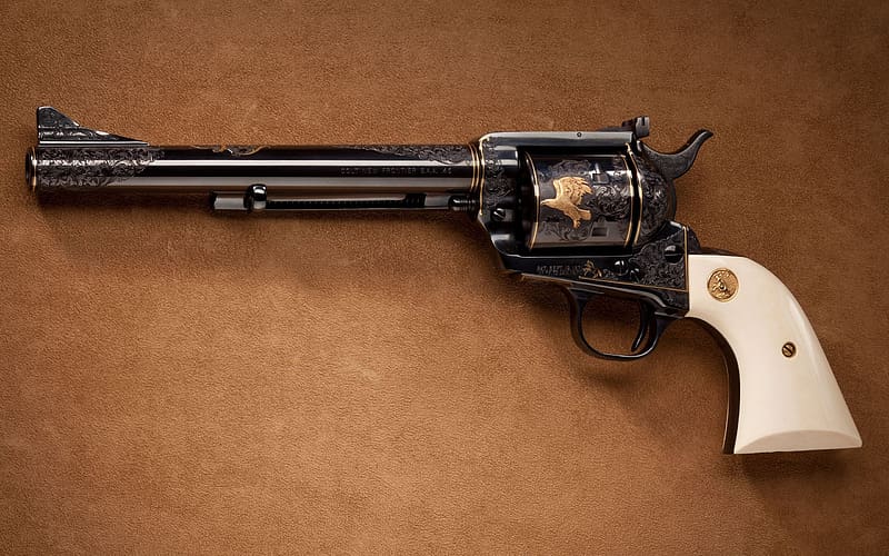 Weapons, Colt New Frontier Revolver, HD wallpaper