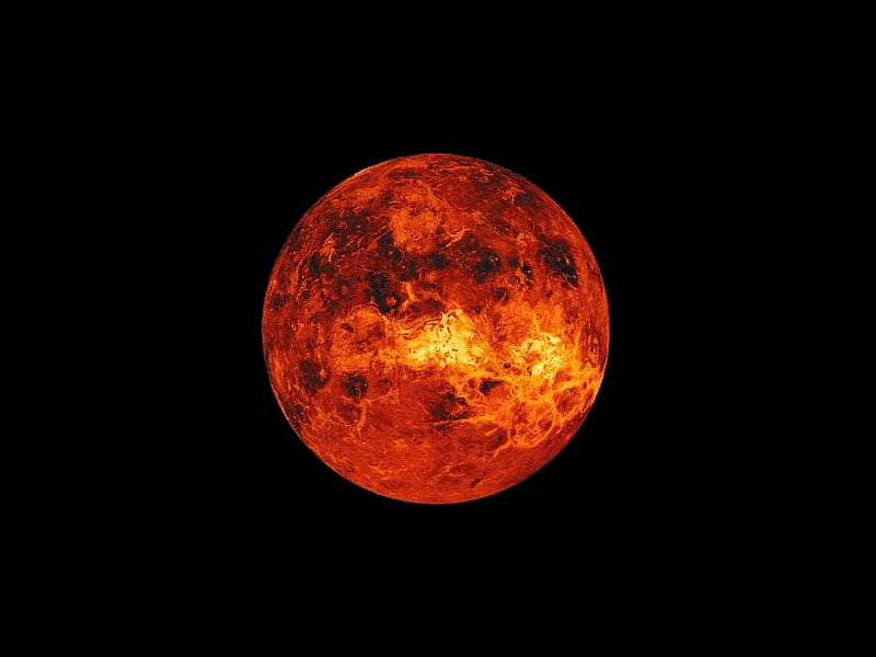 magnificent, orange, space, black, sky, heat, fire, moon, flames, planet, dark, hot, earth, HD wallpaper