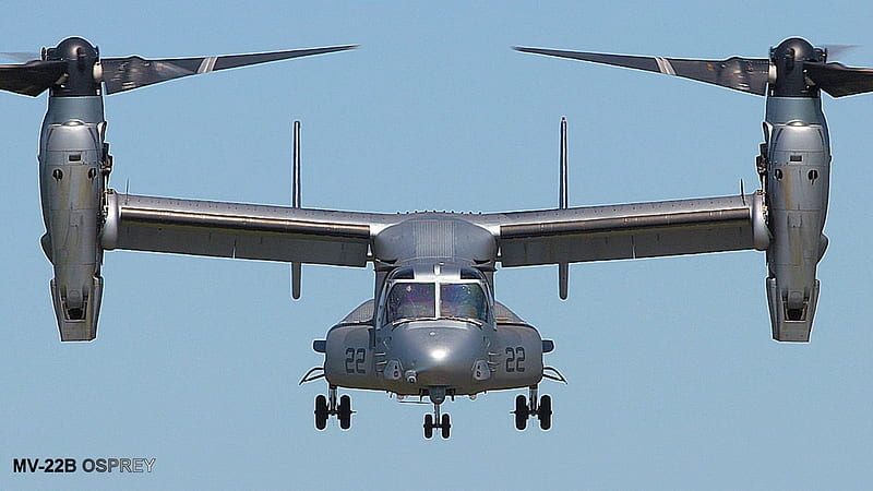 Osprey MV-22B, tilt, helicopter, mv22b, osprey, rotor, HD wallpaper