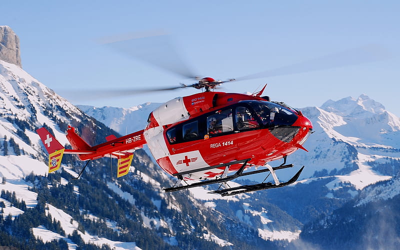 Aircraft, Vehicles, Airbus Helicopters H145, HD wallpaper