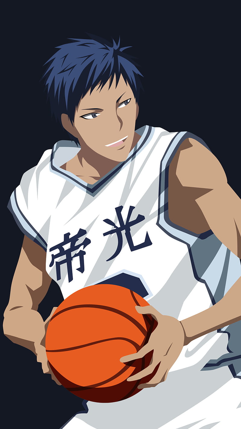 KUROKO NO BASKET, aomine, daiki, kuroko, HD phone wallpaper