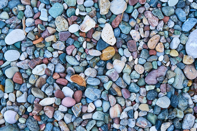 stones, pattern, cobblestone, colorful, pebbles, rocks, erosion, Nature, HD wallpaper