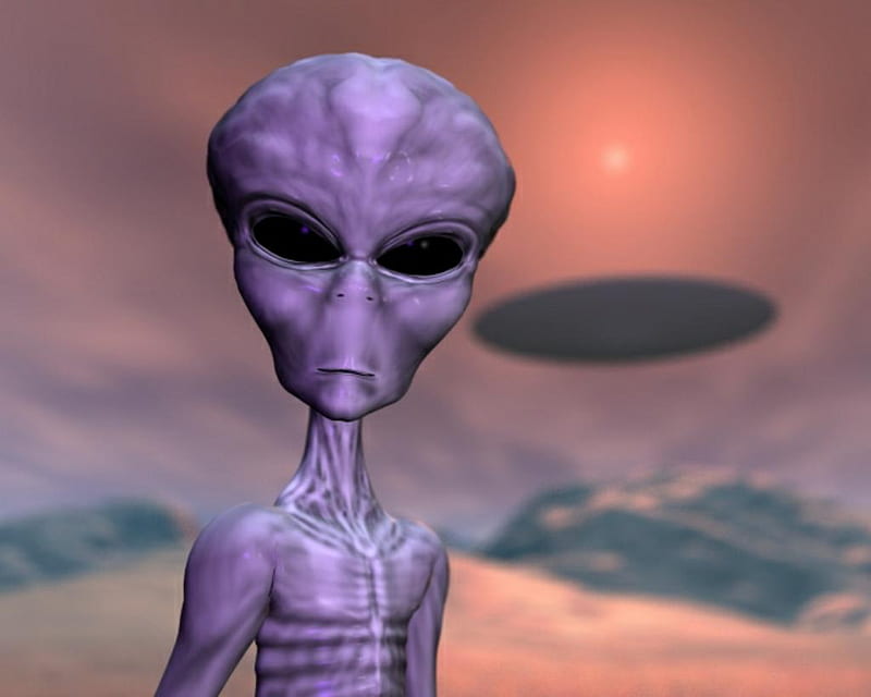 E.T., 3d, fantasy, space, extraterrestrial, HD wallpaper