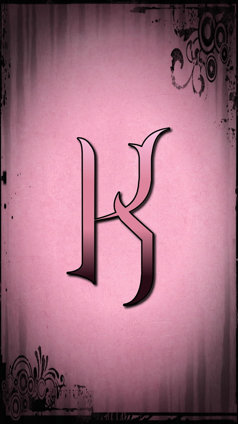 Pink Letter K, alphabet, black, desenho, initials, letter k, letters,  pretty, HD phone wallpaper | Peakpx