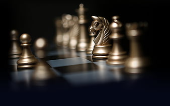 brown chess piece the game #Chess #figure #4K #wallpaper