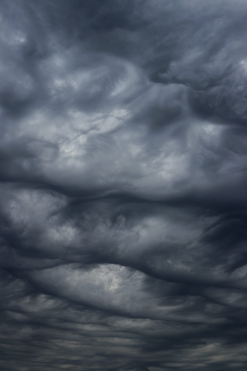 clouds, cloudy, storm, sky, HD phone wallpaper