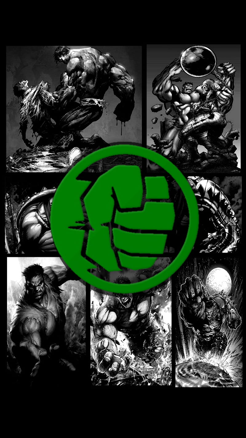Hulk Logo Design-MyEmbDesigns