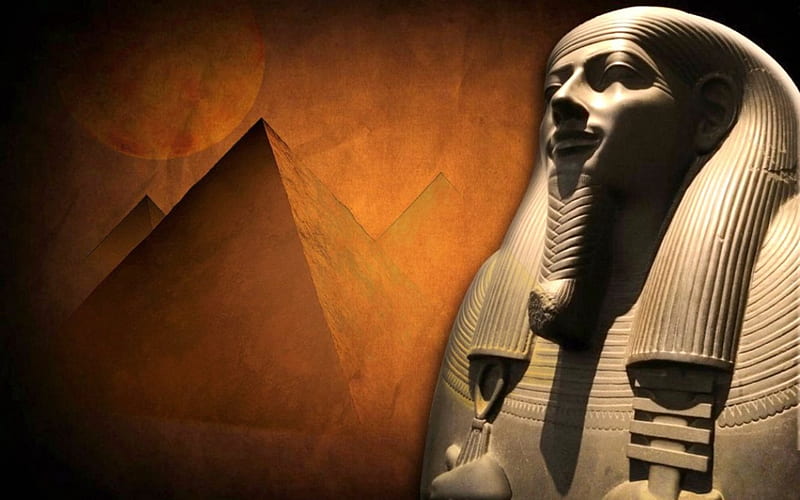Pharaoh of Egypt, new, color, HD wallpaper